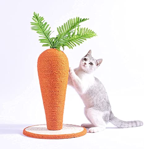 carrot cat scratching post