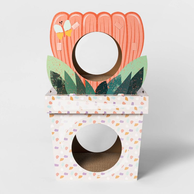 target tulip Easter cat house